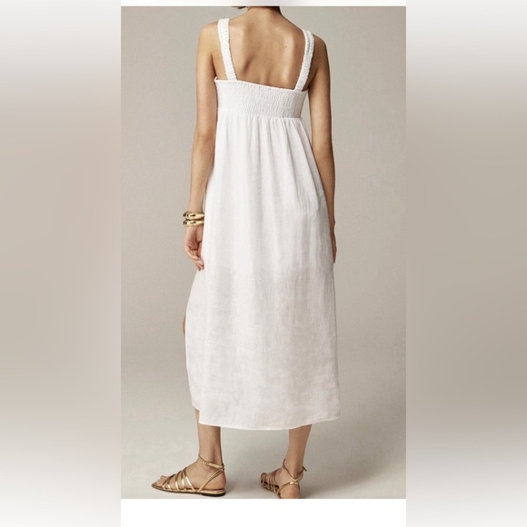 NWT JCrew crochet- top midi Dress sz L - Picture 3 of 10